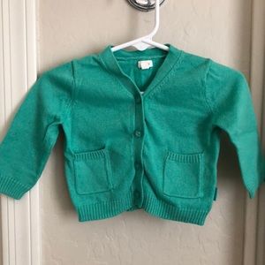 Baby Gap Turquoise Cardigan